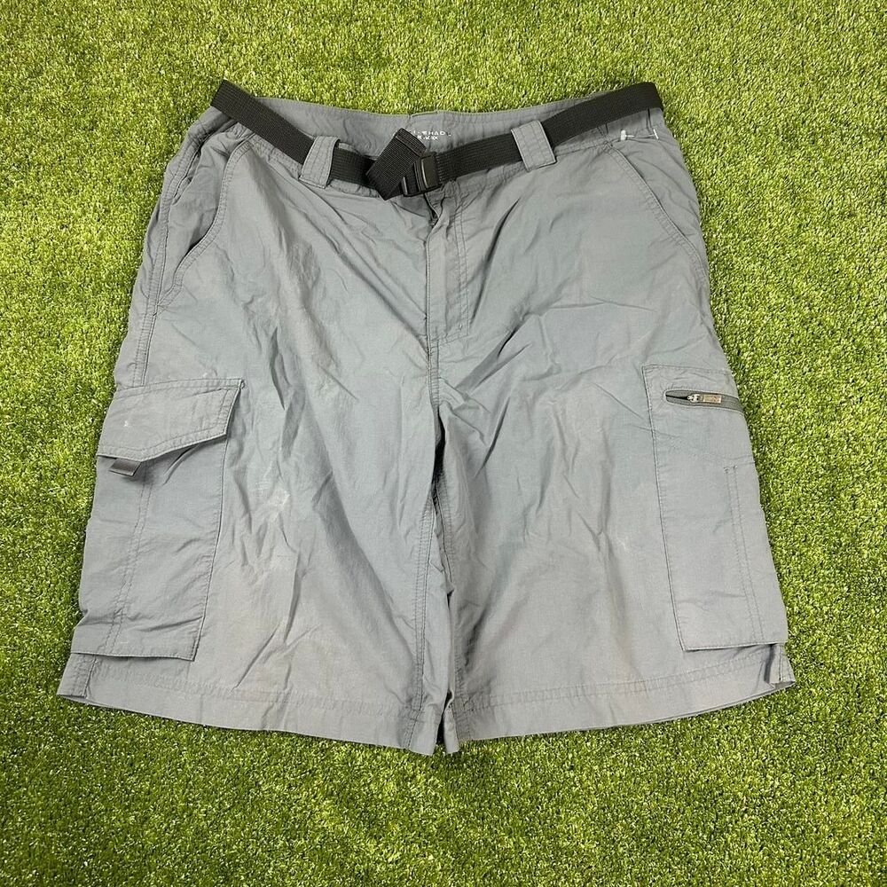 Columbia-sportswear Men's Blue and Grey Shorts